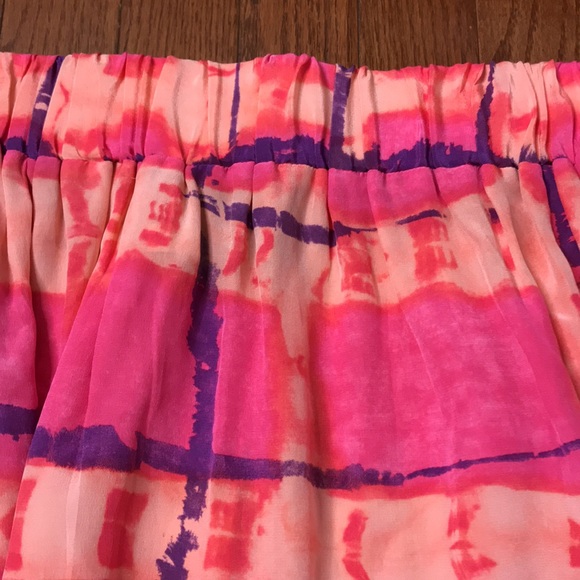 Alice & Trixie Colourful Silk Mini Skirt with Elastic Waist and Pockets - Picture 10 of 11